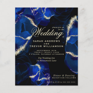 Budget Wedding Stunning Royal Blue on Black