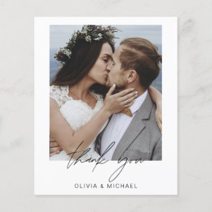 Budget Wedding Thank You Photo Flyer