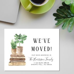 Budget We've Moved Boho Plants Moving Announcement