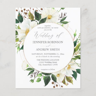 Budget White Floral & Greenery 1 Wedding