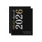 Budget White Gold Text 2025 Grad Announcement