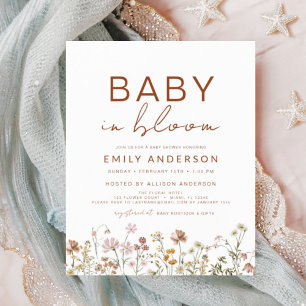 Budget Wildflower Baby in Bloom Baby Shower