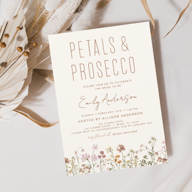 Budget Wildflower Petals & Prosecco Bridal Shower (Creator Uploaded)