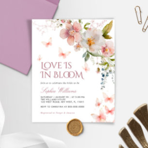 Budget Wildflowers Love Is In Bloom invitation