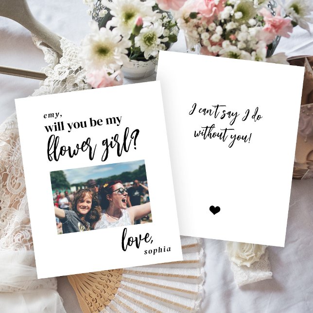 Budget will you be my flower girl photo proposal (Creator Uploaded)