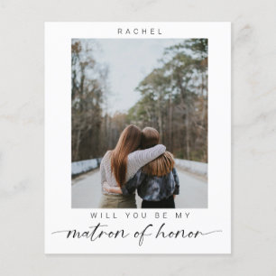 Budget Will you be my Matron of Honour Photo Chic