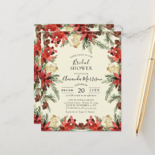 Budget Winter Wedding Christmas Bridal Shower