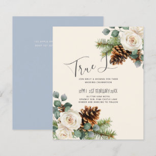 BUDGET Winter Wedding Eucalyptus Greenery Roses