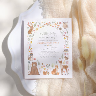 Budget Woodland Forest Animals Baby Shower