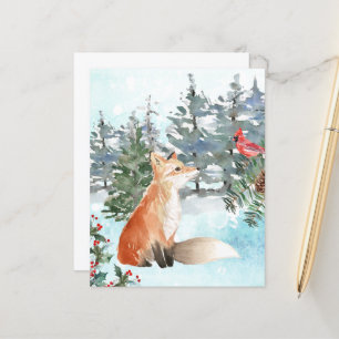 Budget Woodland Fox Christmas