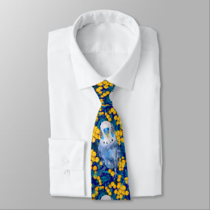Budgie And Wattle Patterned Tie