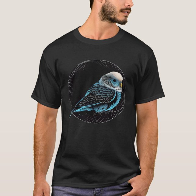Budgie Animal  Wildlife Budgies T-Shirt (Front)