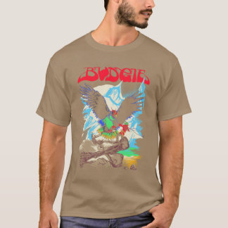 Budgie Band Neverurn Back on a Friend girl T-Shirt