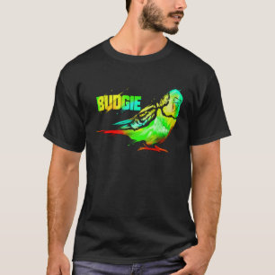 Budgie Bird Color Artwork Budgerigar Parakeet T-Shirt