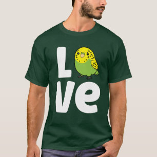 Budgie Bird Love Cute Budgerigar Parakeet Bird gif T-Shirt