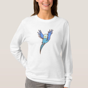 Budgie Blue Bird Animal Lover Birds T-Shirt