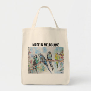 Budgie Budgerigar Bird Made In Melbourne Birds Tote Bag