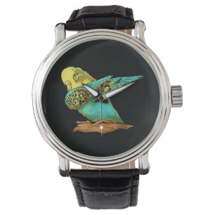 Budgie Budgerigar Dabbing Watch
