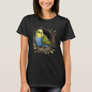 Budgie Budgerigar Parakeet Bird Nest  2 T-Shirt