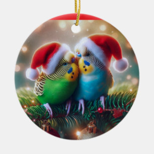Budgie Christmas Ornament