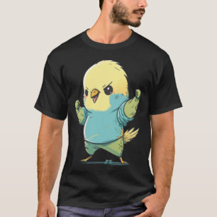 Budgie Dabbing Budgerigar Parakeet Bird Dab Dance T-Shirt