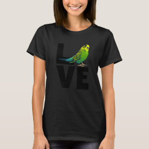 Budgie For Men Women Budgerigar Parrot Puffin Para T-Shirt