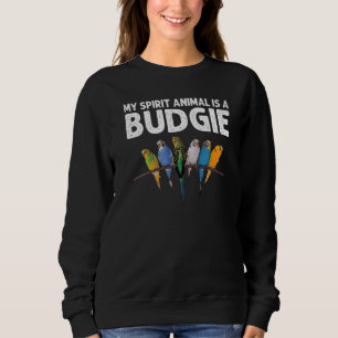 Budgie For Men Women Cockatiel Parakeet 3 Sweatshirt