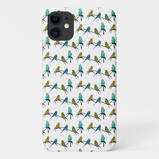 Budgie Frenzy iPhone 11 Case (Back)