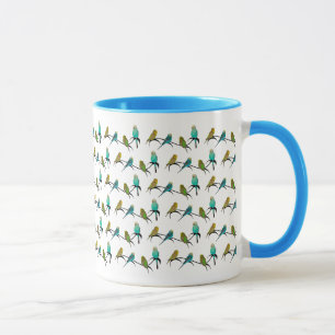 Budgie Frenzy Mug