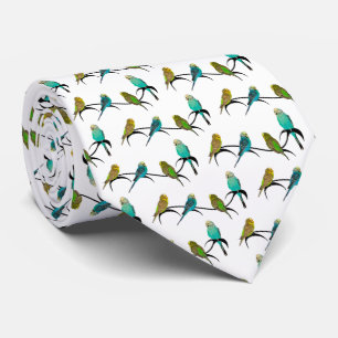 Budgie Frenzy Tie (choose colour)