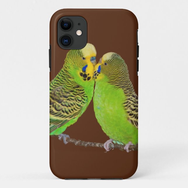 Budgie Kisses iPhone 5 Case (Back)