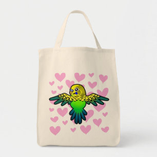Budgie Love Tote Bag