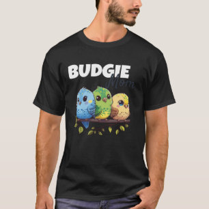 Budgie Mom Budgerigar Parakeet Bird 69 T-Shirt
