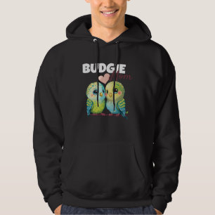 Budgie Mom Budgerigar Parakeet Bird 84 Hoodie