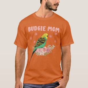 Budgie Mum Parakeet Mummy Bird lover funny T-Shirt