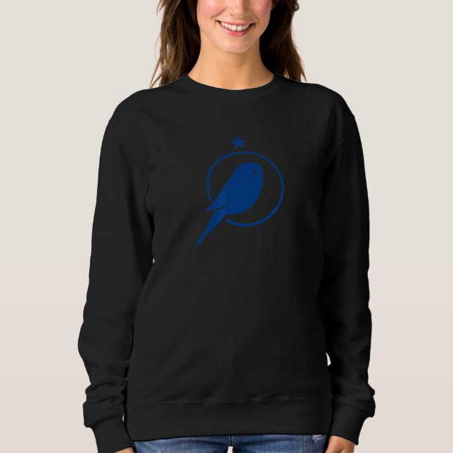 Budgie Parrot Minimal Of Parakeet For Bird Sweatshirt (Front)