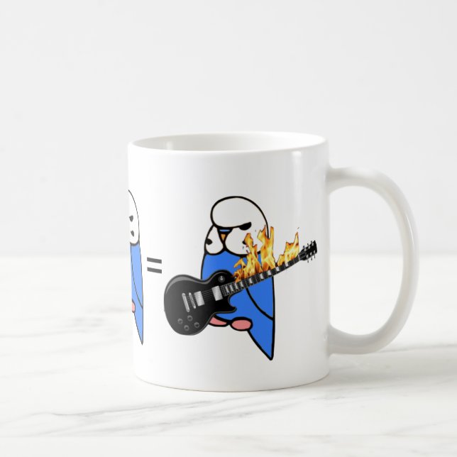 Budgie Rocks Math Coffee Mug (Right)