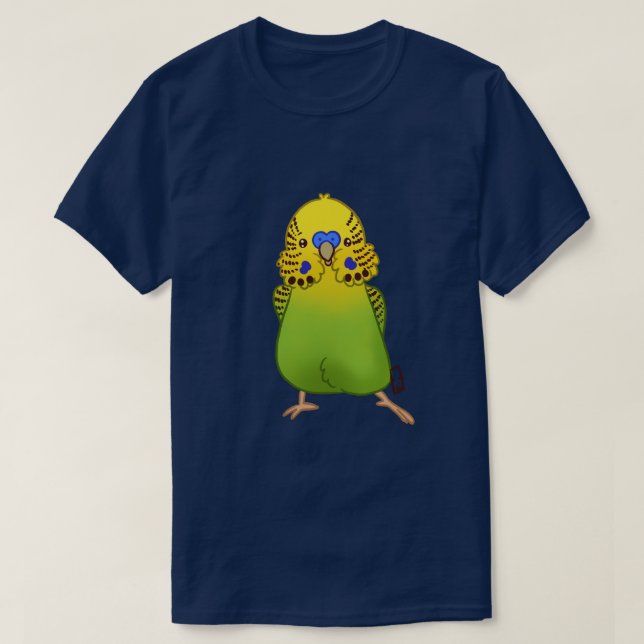 Budgie T-shirt for Him (Customizable) (Design Front)