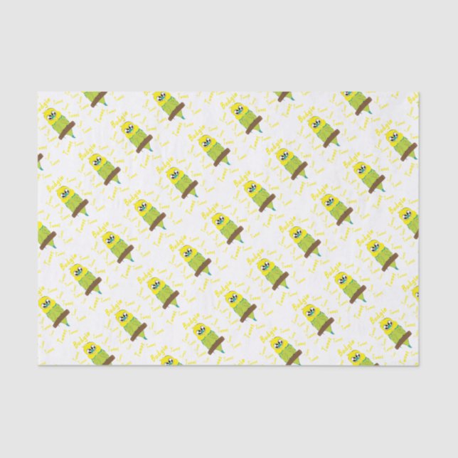 budgie tissue paper (Front)