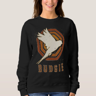 Budgie Vintage Retro Classic Animal Love Sweatshirt