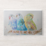 Budgie Watercolour Painting Bird birds Whimsical HP Laptop Skin<br><div class="desc">Budgie Watercolour Painting Bird birds Whimsical Laptop Skin. For all those young at heart a lovely unicorn carry design,  using one of my original watercolors. Add a little magic to your life!</div>