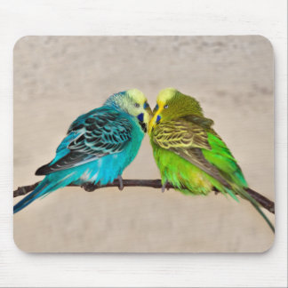 Budgies in Love Mousemat