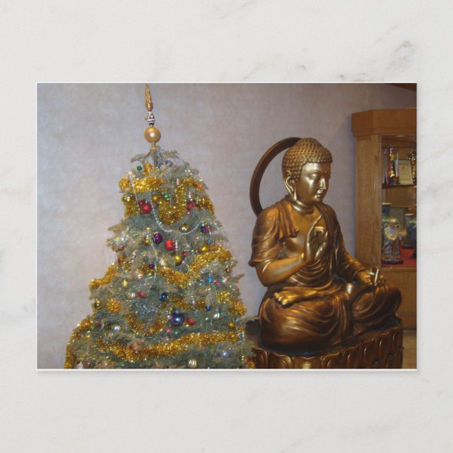 Budha Xmas Holiday Postcard (Front)