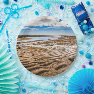 Budir Beach, Iceland Paper Plate