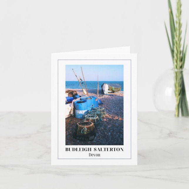 Budleigh Salterton, Devon, Cornwall Card (Front)