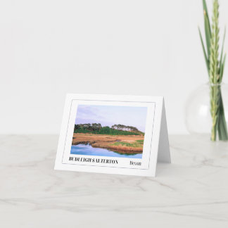 Budleigh Salterton, Devon, England Card