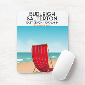 Budleigh Salterton , devon, travel poster Mouse Mat