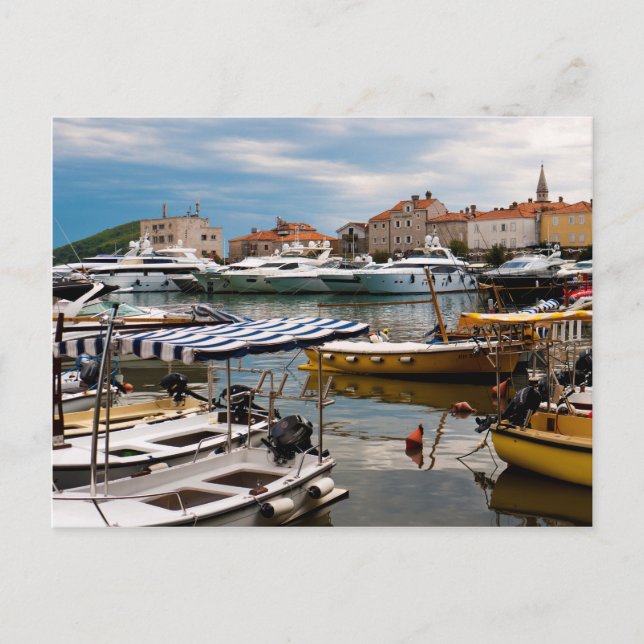 Budva Marina Postcard (Front)