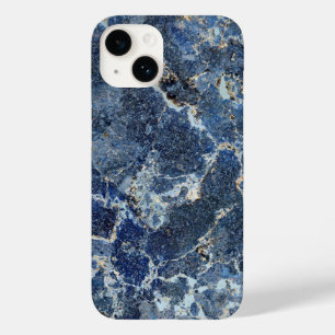 Bue Grey Black Marble & Beige Veins Case-Mate iPhone 14 Case