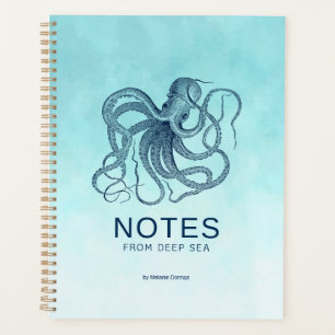 Bue nautical octopus planner